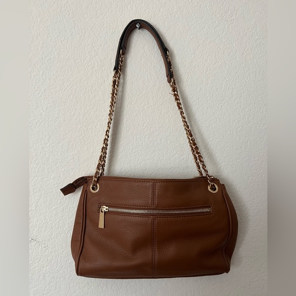 Vince Camuto Leather Handbag with gold hardware - Picture 2 of 4